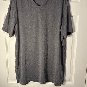 Men's Gray V-Neck T-Shirt